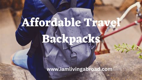 best affordable travel backpacks.